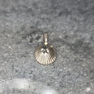 Delicate Gold Shell Pendant Necklace